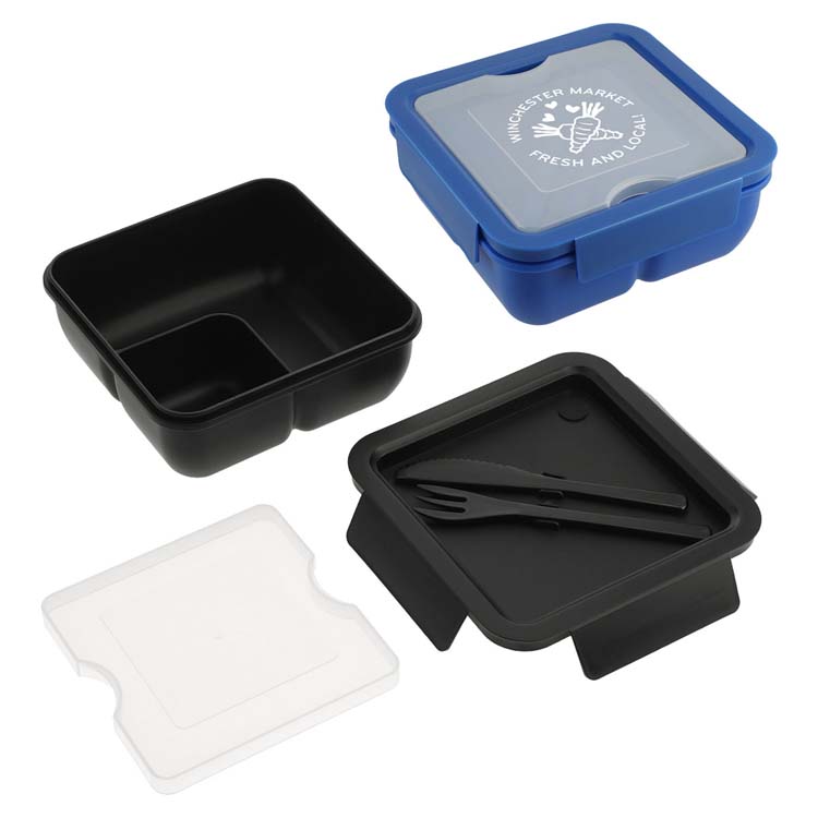 Ensemble de lunch à emporter en plastique recyclé