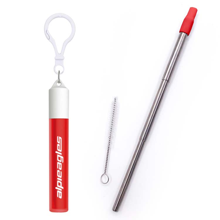 Ensemble de paille télescopique dans un tube #3