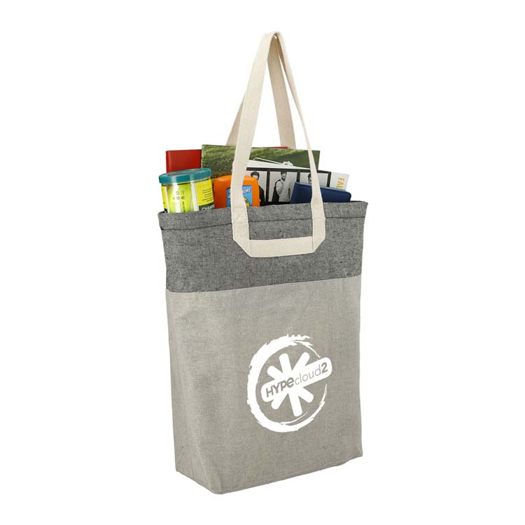 Recycled Cotton U-Handle Book Tote #3