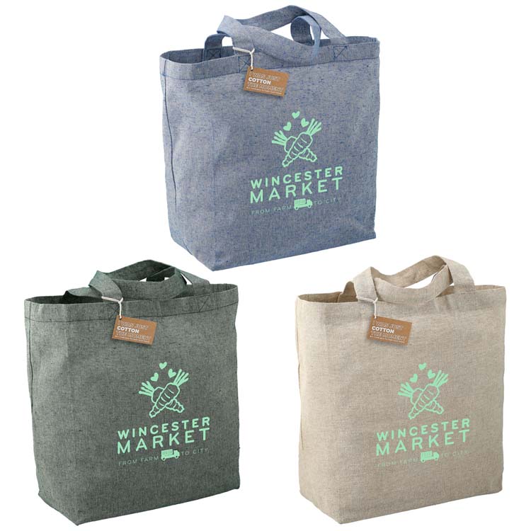 Recycled 5 oz Cotton Twill Grocery Tote #2