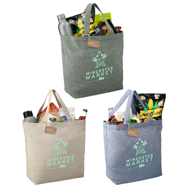 Recycled 5 oz Cotton Twill Grocery Tote #3