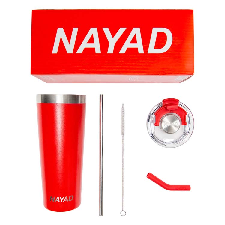 Nayad Trouper Stainless Steel Double Wall Tumbler with Straw 22 oz #2