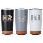 Gobelet Saratoga en acier inoxydable avec fond en liège 18 oz