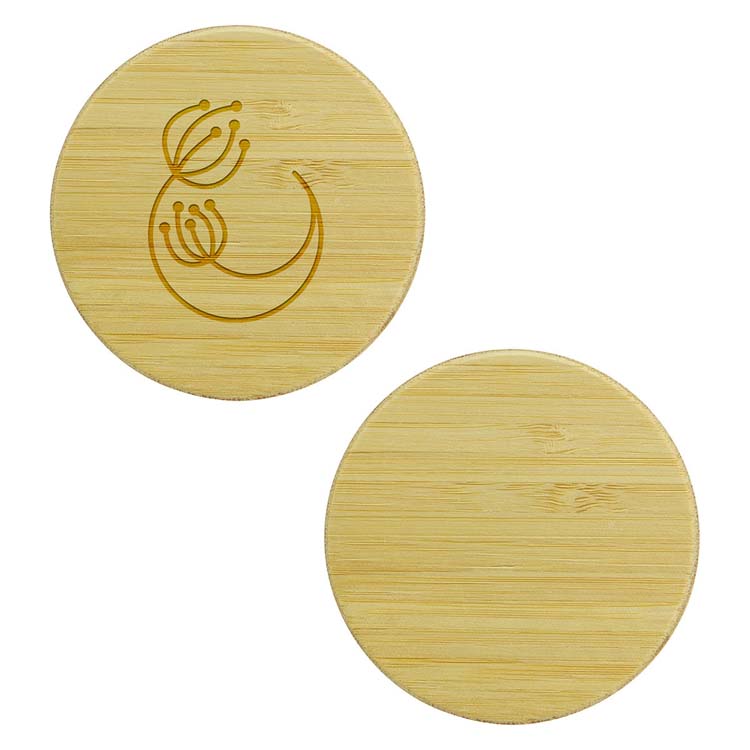 Gobelet en céramique Milan 10 oz avec couvercle en bambou #2