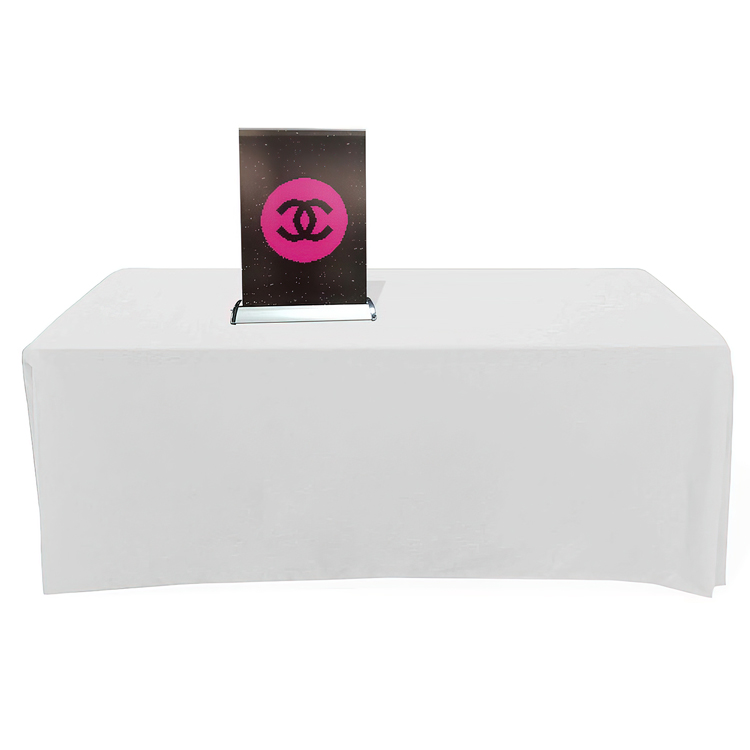 Large Retractable Tabletop Banner with Full Color Graphics and Stand #2
