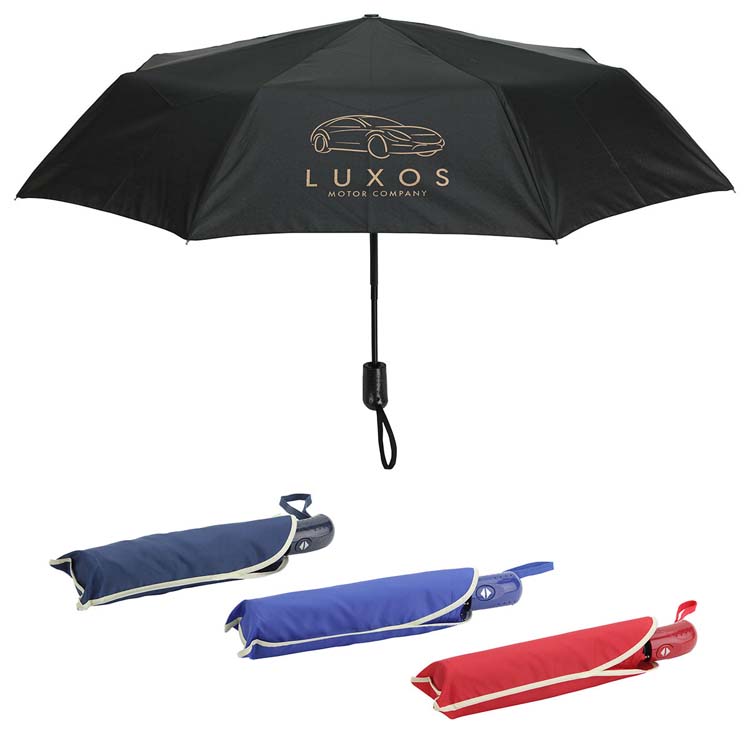 Parapluie portable à ouverture et fermeture automatique Horizon