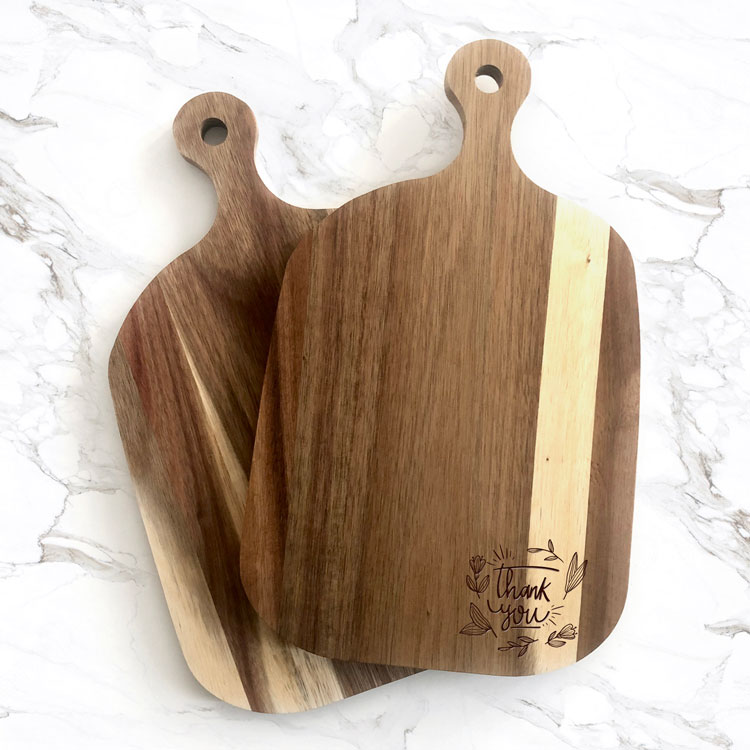 Acacia Wood Board with Handle