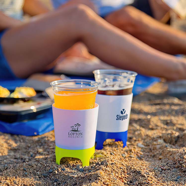 Sand Caddy Can Holder with Bottle Opener #2