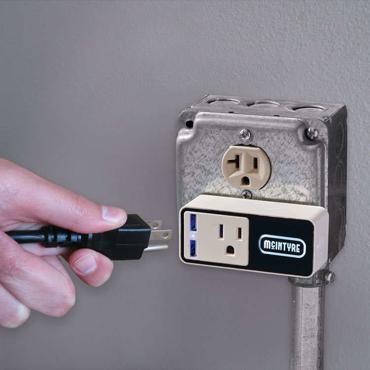 Light Up Logo Wi-fi Smart Plug with USB Output #4