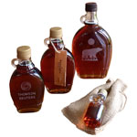 Maple Syrup in Traditional Bottle