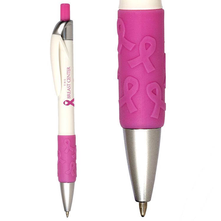 Stylo ruban rose