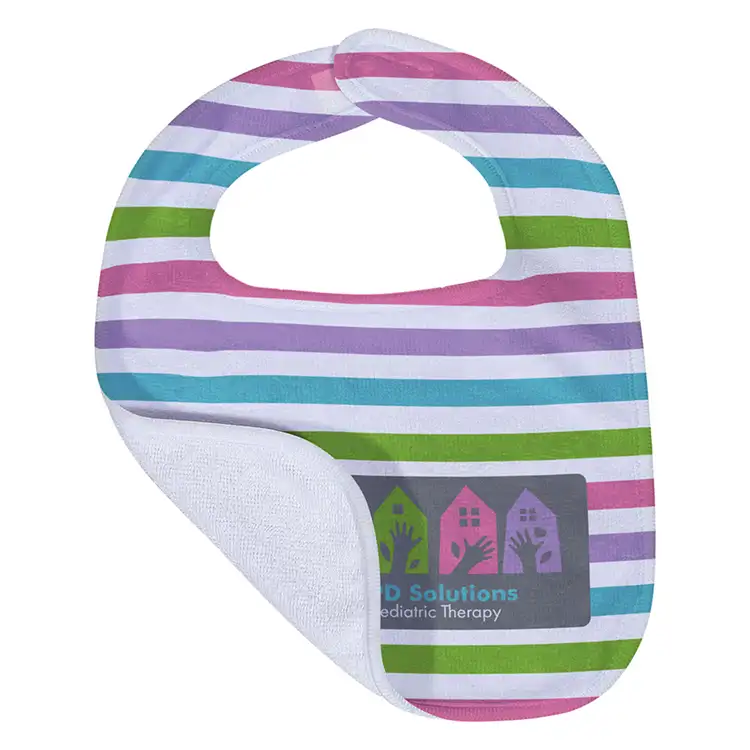 Silk Touch Baby Bib 10" x 13" Full Color #2