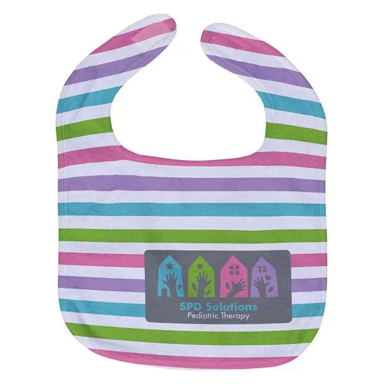 Silk Touch Baby Bib 10" x 13" Full Color #3