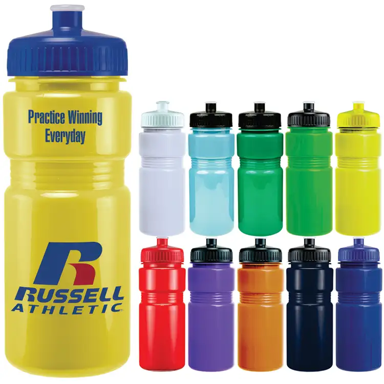 20 oz Solid Recreation Bottle with Push Pull Lid