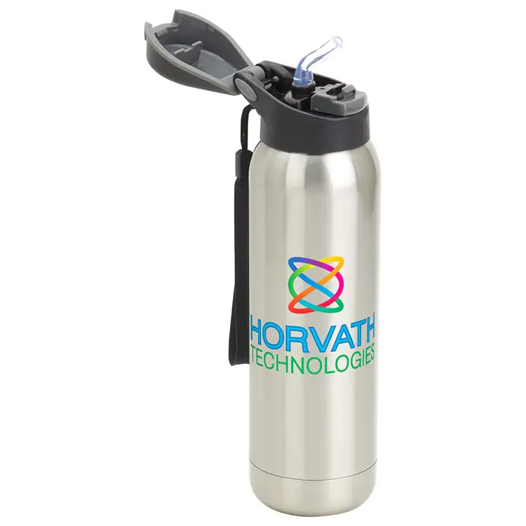 Stratford Pop-Top Vacuum Insulated Stainless Steel Bottle 17 oz