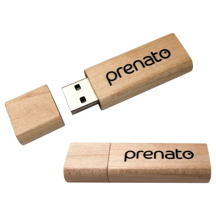 Clé USB en bois avec capuchon magnétique #2