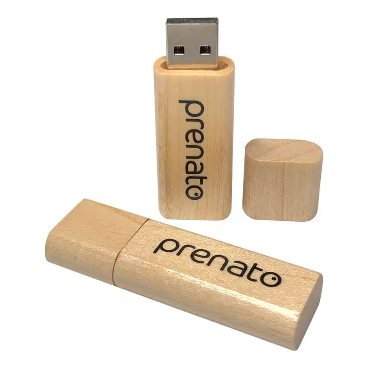 Clé USB en bois avec capuchon magnétique #3