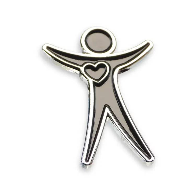 Silver Soft Enamel Lapel Pin #4