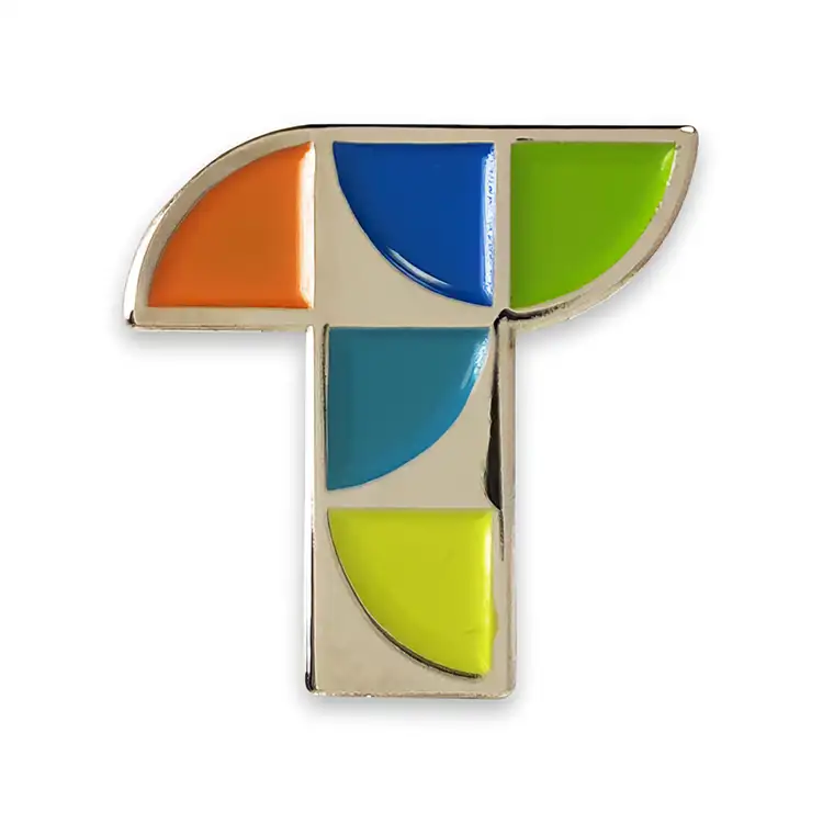 Silver Soft Enamel Lapel Pin