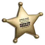 Étoile de shérif balle anti-stress