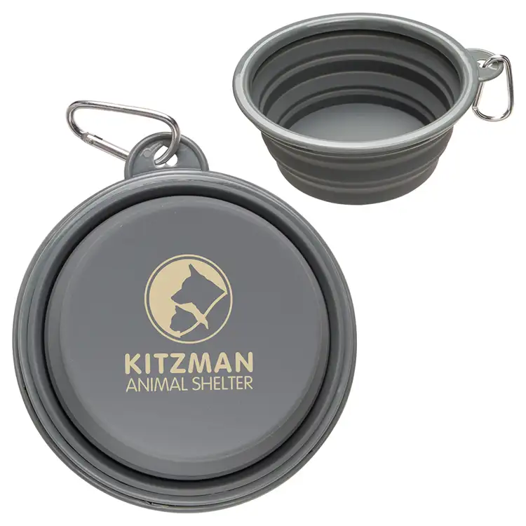 Feed 'N Go Collapsible Pet Bowl with Carabiner #3