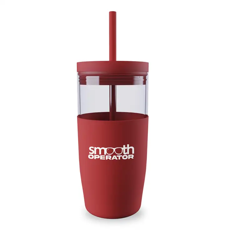 Gobelet en verre borosilicate 18 oz Smooth Operator #4