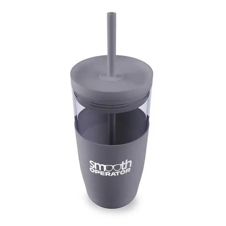 Gobelet en verre borosilicate 18 oz Smooth Operator #6