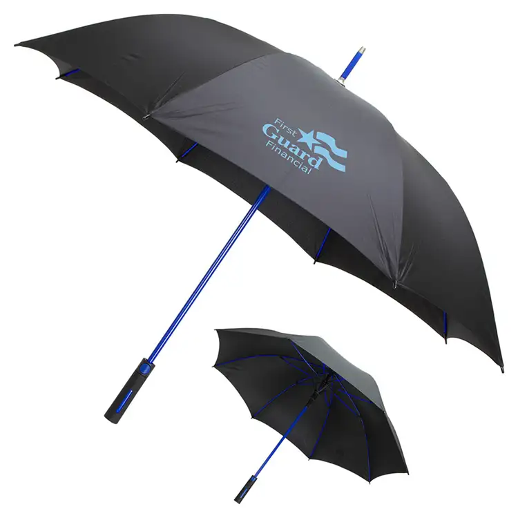 Parkside Auto-Open Umbrella with Contrasting Color #3