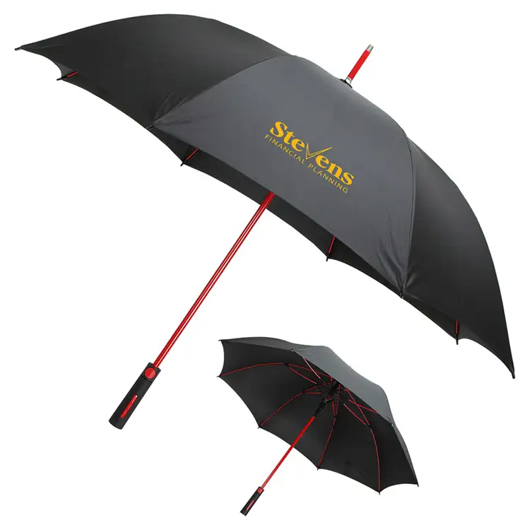 Parkside Auto-Open Umbrella with Contrasting Color #4