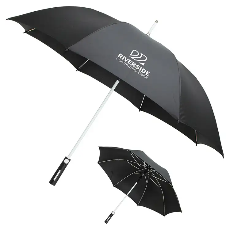 Parkside Auto-Open Umbrella with Contrasting Color #5