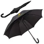 Leeman 48" Executive Umbrella with Curved Faux Leather Handle