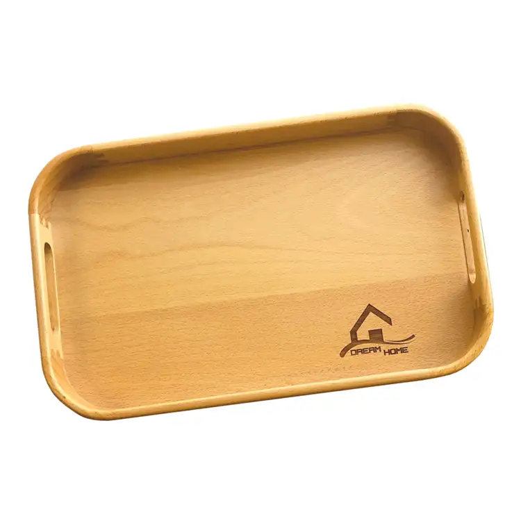 Small Wood Tea Serving Tray
