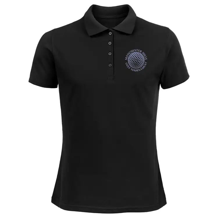 Embroidered Ladies 50&#47;50 Polo Shirt #2