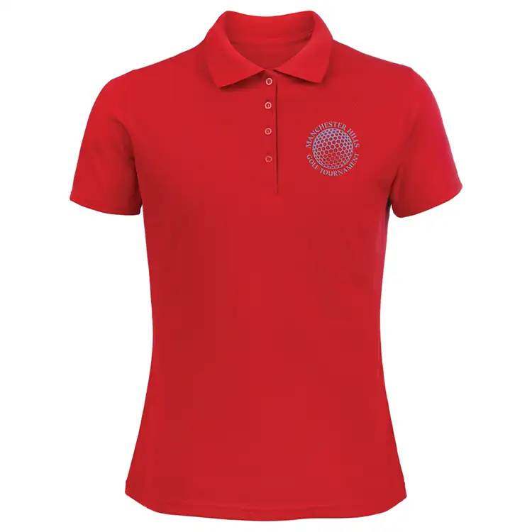 Embroidered Ladies 50&#47;50 Polo Shirt #6