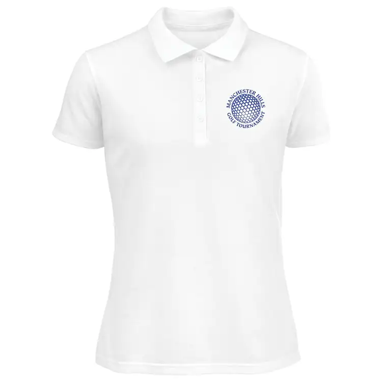 Embroidered Ladies 50&#47;50 Polo Shirt #7