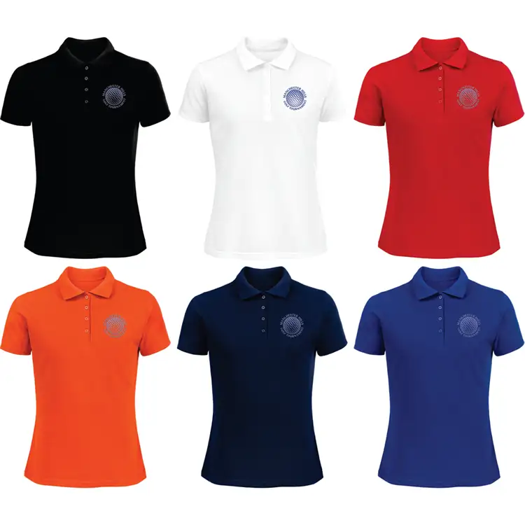 Embroidered Ladies 50&#47;50 Polo Shirt