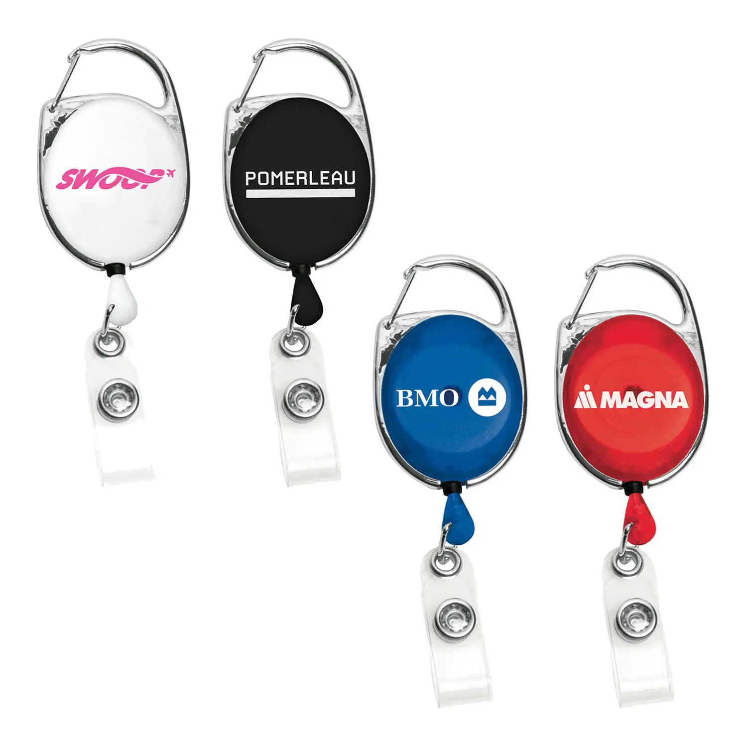 Porte-badge rétractable R3MC avec clip d'identification