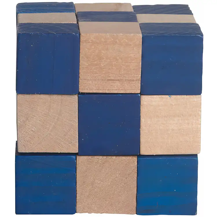 Wooden Elastic Cube Puzzle #6
