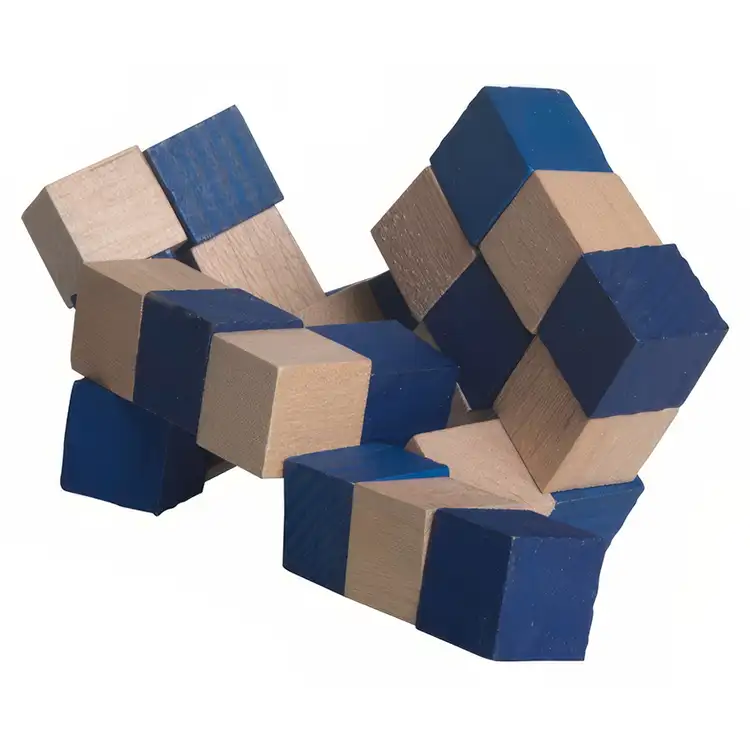 Wooden Elastic Cube Puzzle #7