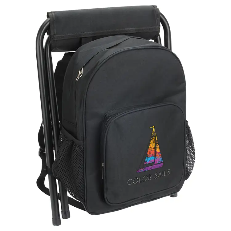 Fieldcrest Cooler Backpack with Folding Stool #3