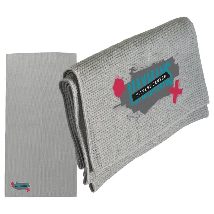 Serviette de plage Seaside 30" x 60" en microfibre gaufrée #3