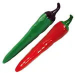 Green Jalapeño and Red Chili Pepper Clicker Pen