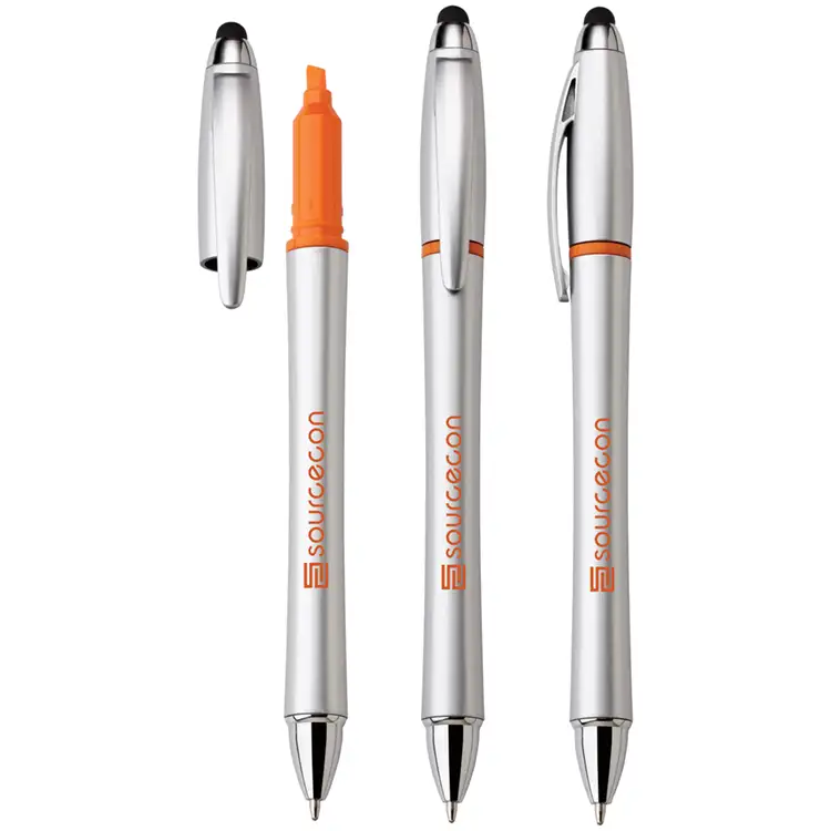 Stylo à bille Maida avec surligneur et stylet #2