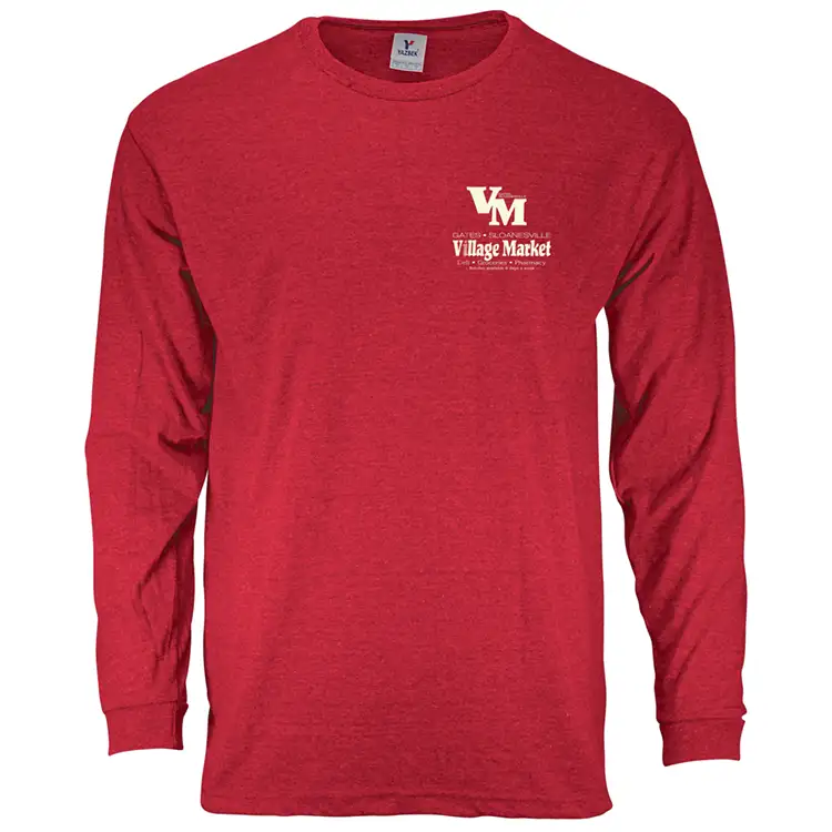 50/50 Long Sleeve T-Shirt Screen Printed #7