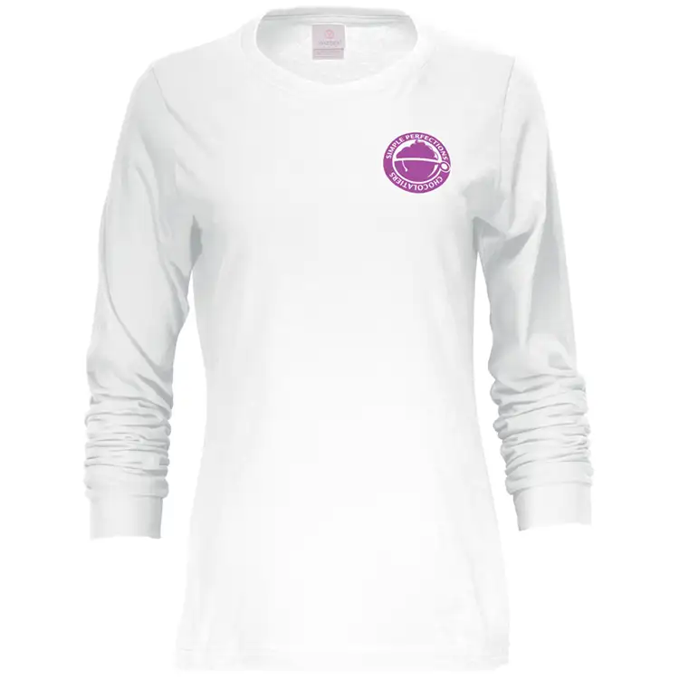 Screen Printed Ladies Long Sleeve T-Shirt #3