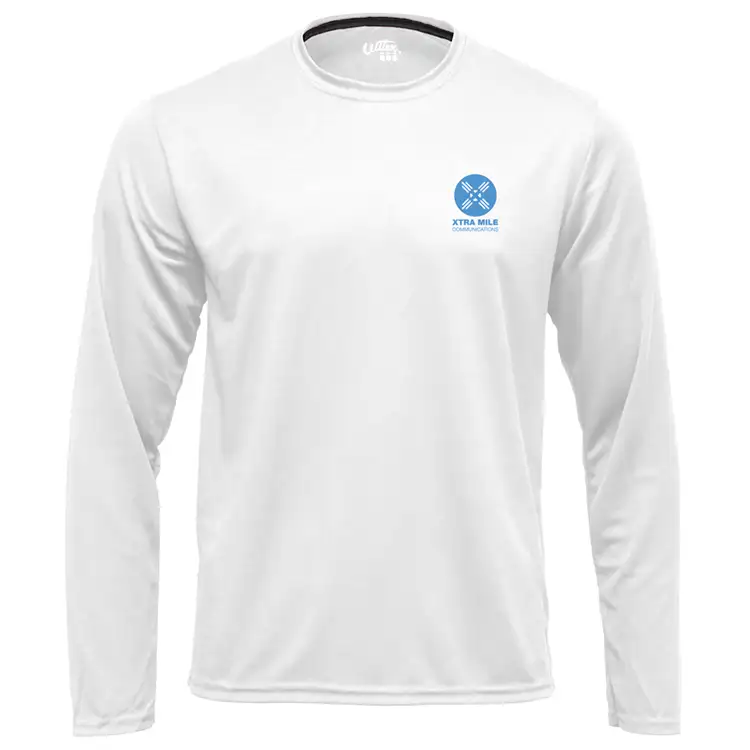 Screen Printed Long Sleeve Performance T-Shirt #3