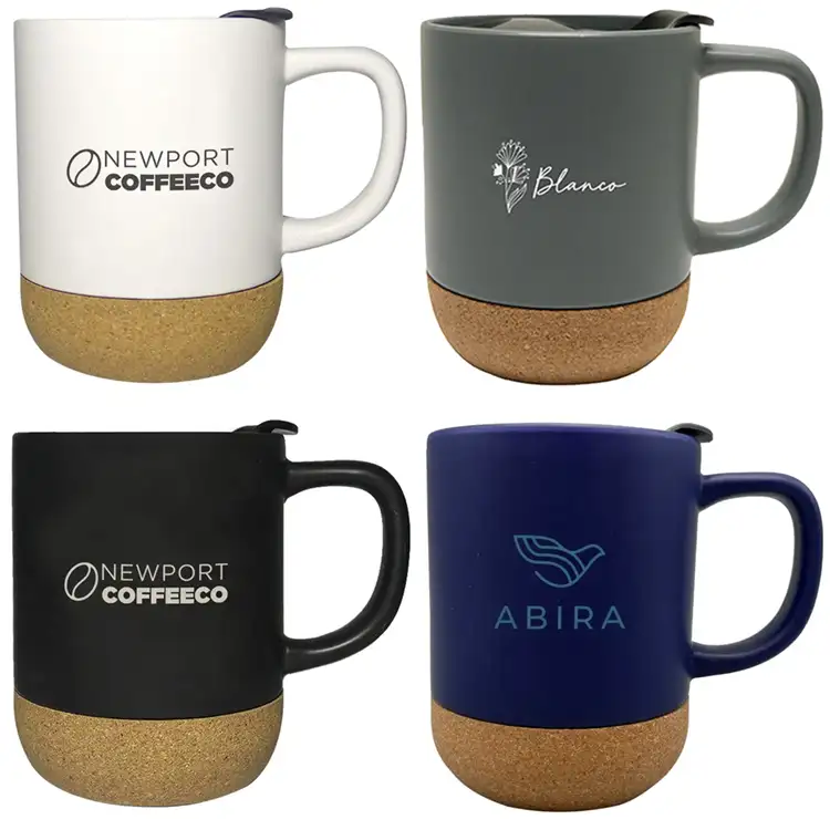 Tasse Evora 11 oz en céramique avec base en liège