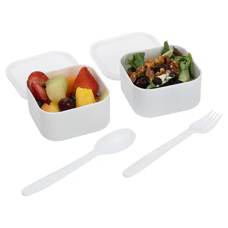 Connoisseur 3-Compartment Stackable Lunch Box with Utensils #6