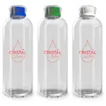 Crystal Clear Borosilicate Glass Bottle 34 oz
