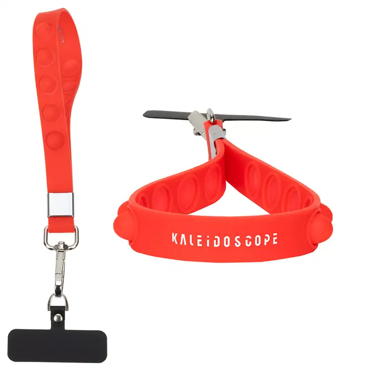 2-in-1 Push Pop Stress Reliever Phone and Keychain Wristlet #13